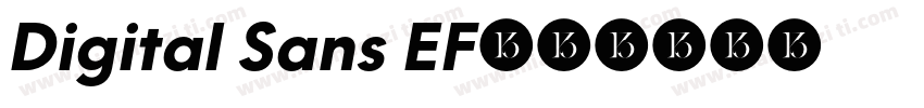 Digital Sans EF字体转换